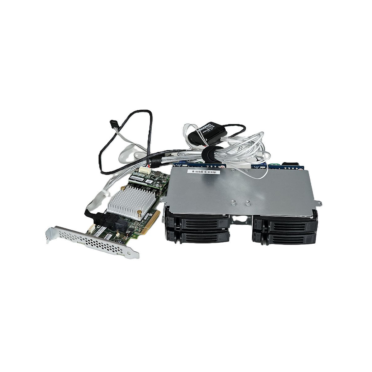 ZESTAW KONTROLER Z KLATKA DO ODZYSKIWANIA DANYCH Z DYSKOW 2,5 SAS SATA SSD