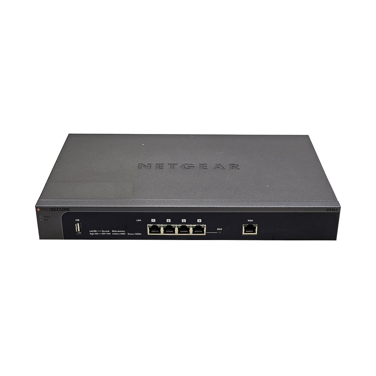 FIREWALL NETGEAR UTM5 4xLAN 1GB 1xWAN 1xUSB 133Mbps