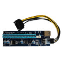 RISER SAVIO AK-36 PCIe x1 PCIe x16 USB 3.0 KABEL 6PIN SATA