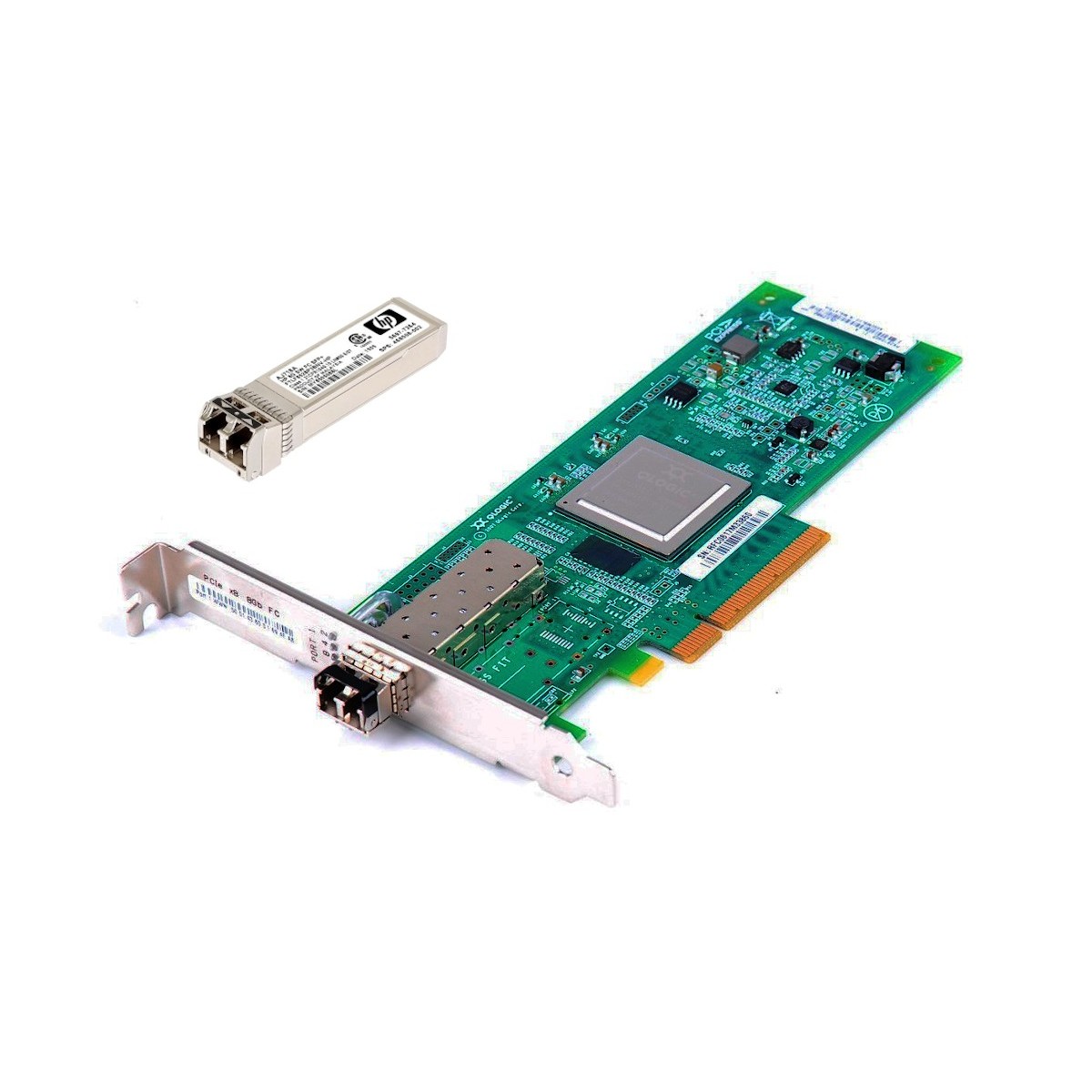 FC HP QLE2560 8Gb HBA PCI-E SFP+ GBIC 584776-001
