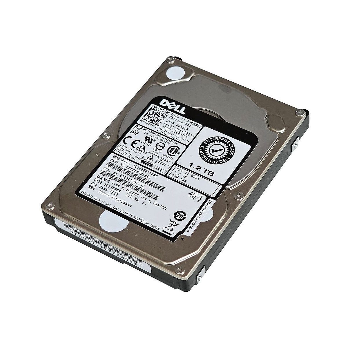 DYSK DELL 1.2TB SAS 12G 10K 2,5 AL15SEB120NY 03K30N DELL GEN14 GEN15 GEN16