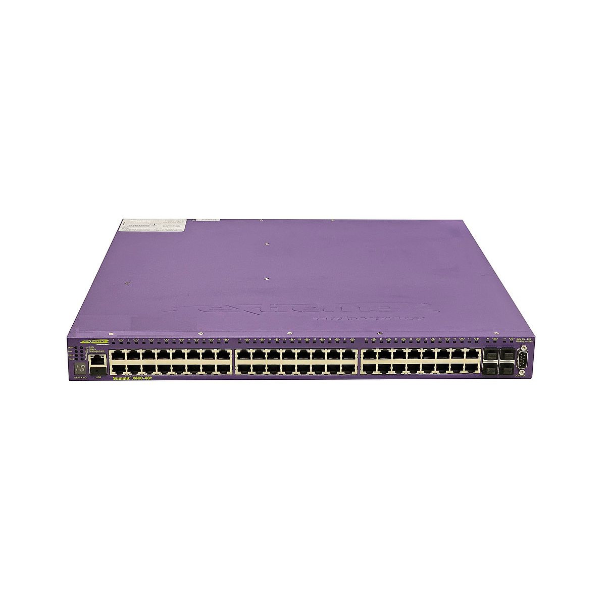 SWITCH EXTREME NETWORKS SUMMIT X460-48T 48x1GB 4xSFP 1xPSU VLAN USZY
