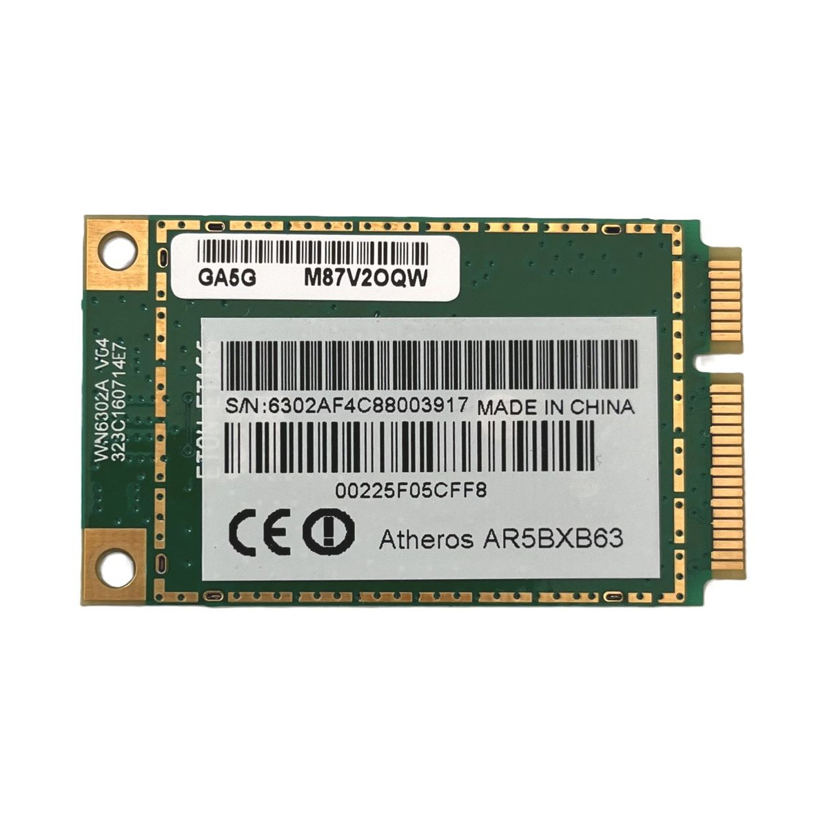 KARTA WiFi ATHEROS AR5BXB63 802.11b/g 2,4GHz 54Mbps miniPCI