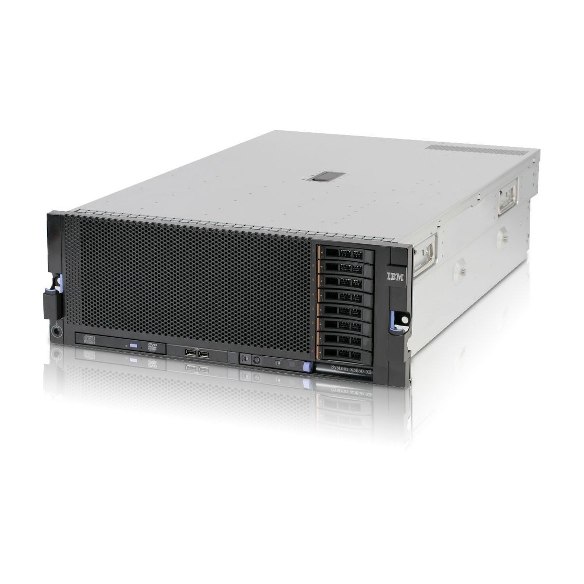 IBM x3850 x5 4x8CORE XEON x7560 256GB RAM 0xHDD 2xPSU ServeRAID M5015
