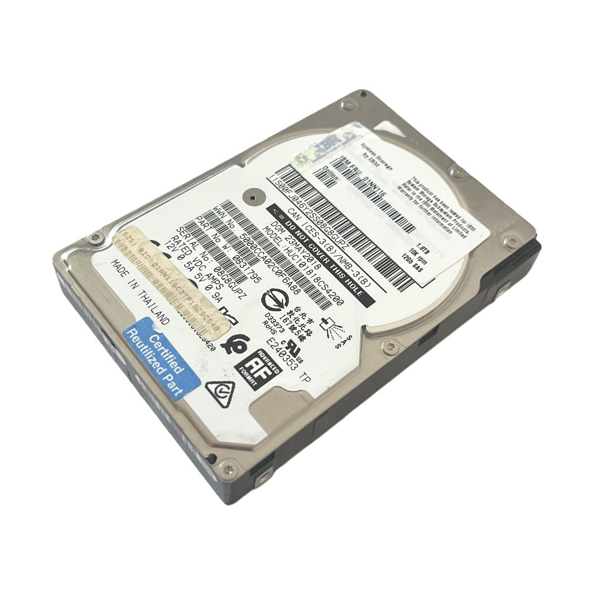 DYSK IBM HGST 1.8TB SAS 12G 10K 2,5 HUC101818CS4200 0B31795 01NN116
