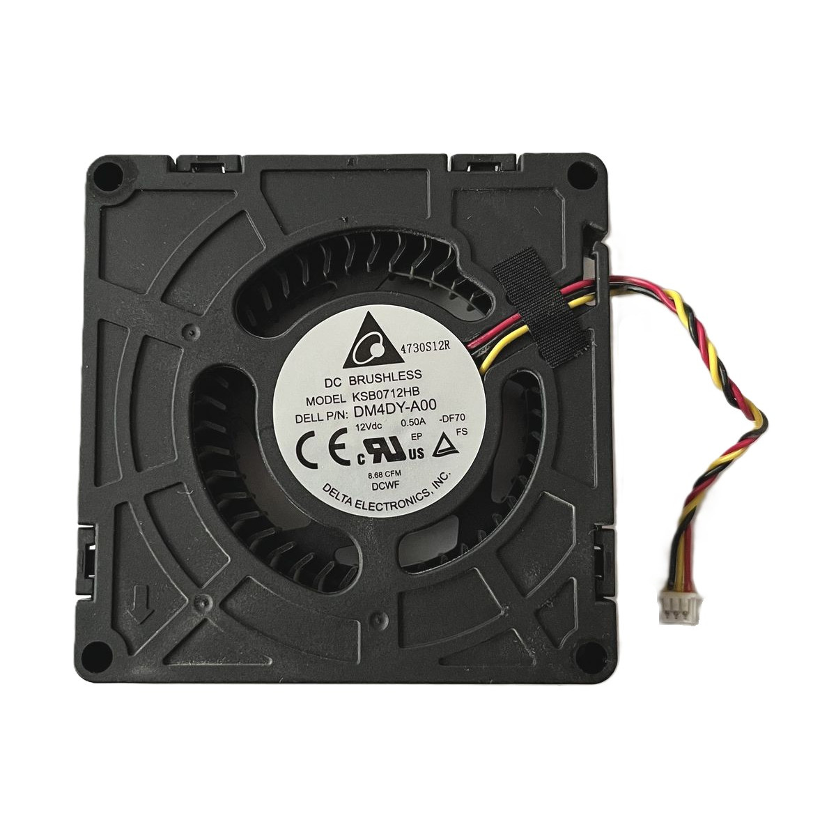 WENTYLATOR DELTA DC 12V 0.50A DELL OPTIPLEX 7440 AIO DM4DY-A00 0DM4DY