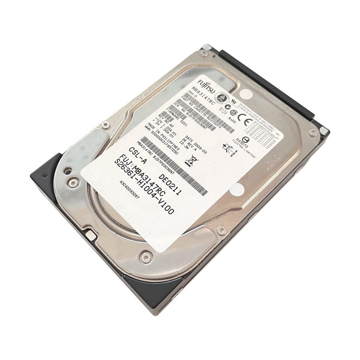 DYSK FUJITSU 147GB SAS 3G 15K 3,5 MBA3147RC CA06778-B23700FS