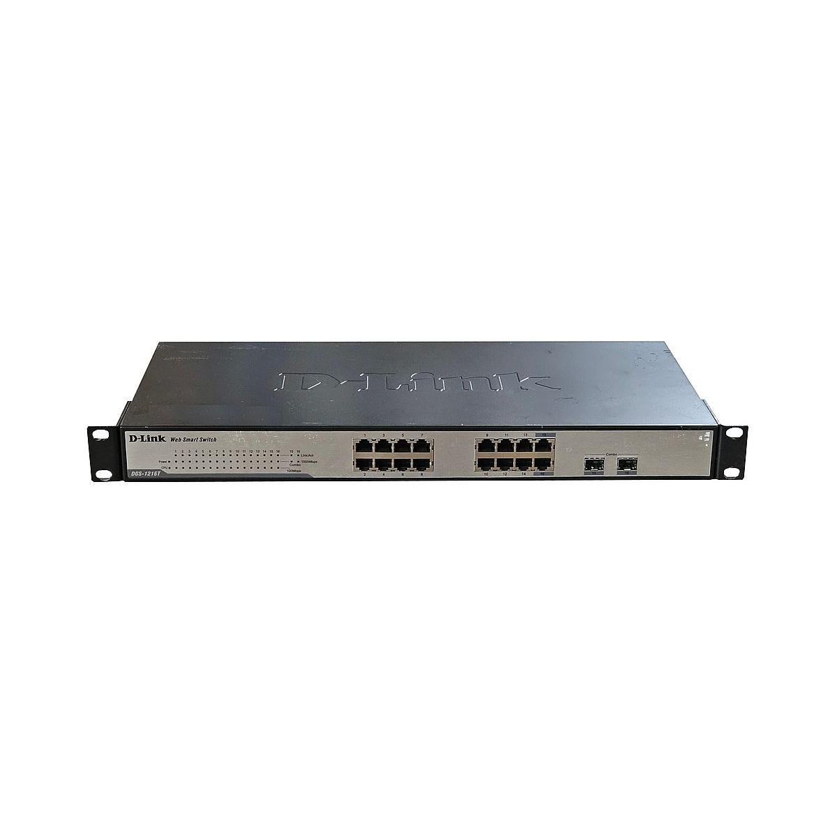 NIEZARZĄDZANY SWITCH D-LINK DGS-1216T 16x1GB 2xSFP VLAN USZY