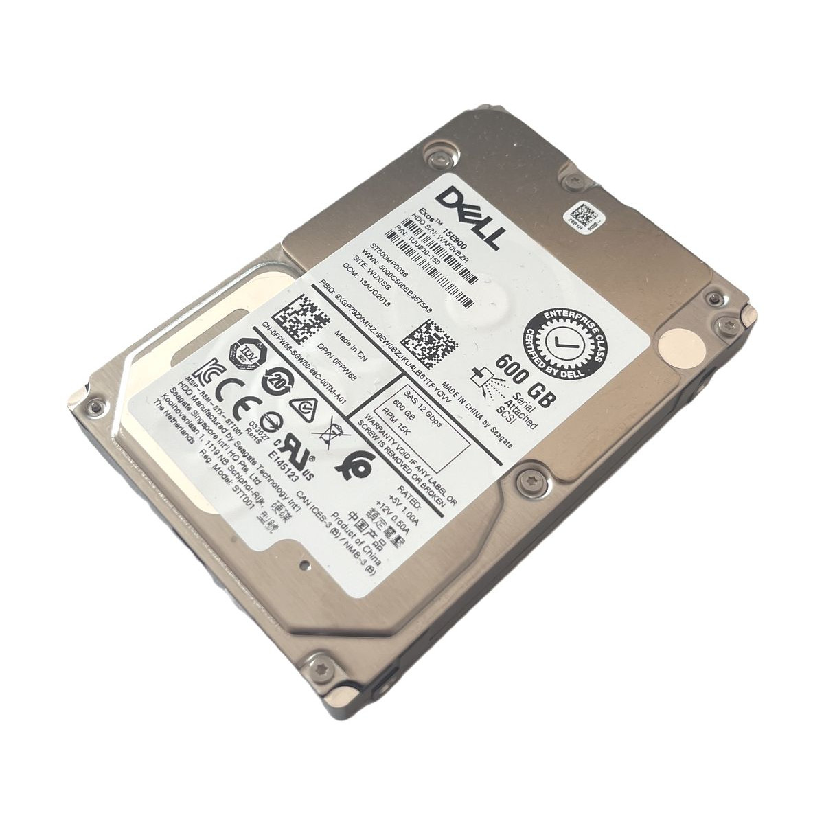 DYSK DELL EXOS 15E900 600GB SAS 12G 15K 2,5 ST600MP00036 1UU230-150 0FPW68
