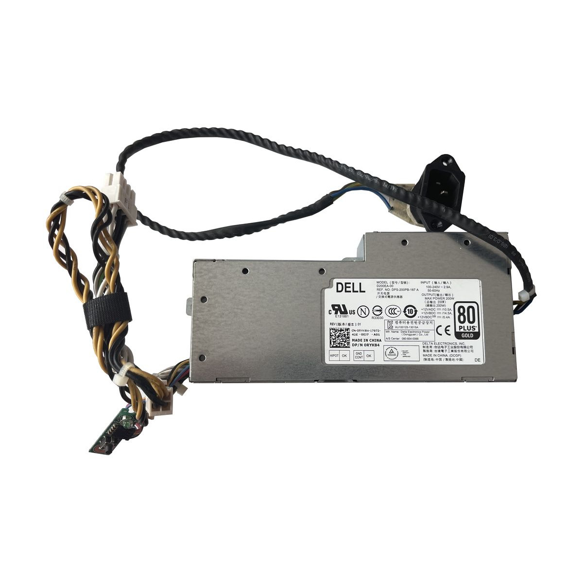 ZASILACZ 200W DELTA DELL AIO OPTIPLEX 9020 D200EA-00 0RYK84