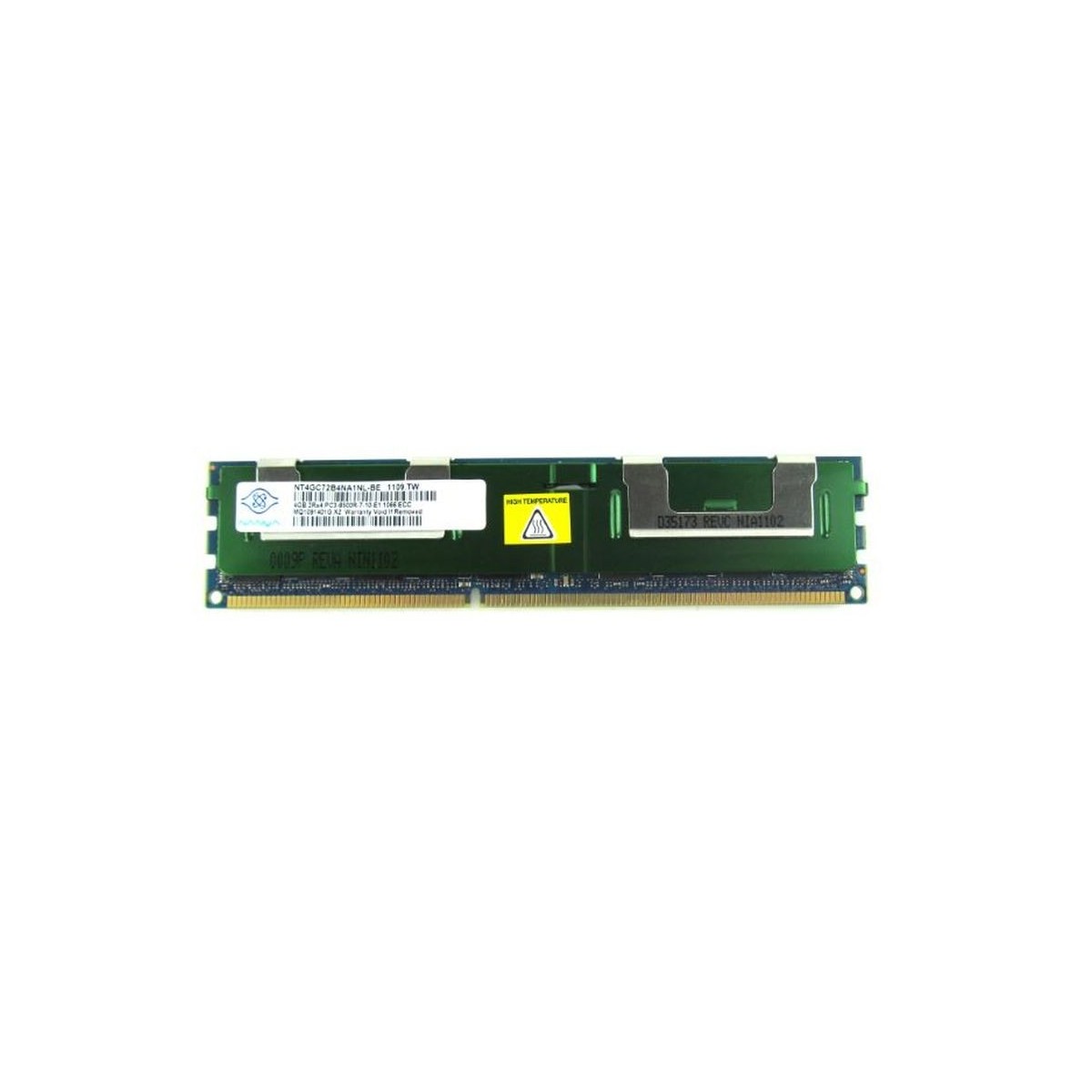 NANYA 4GB 2Rx4 PC3-8500R 7-10-E1 NT4GC72B4NA1NL-BE