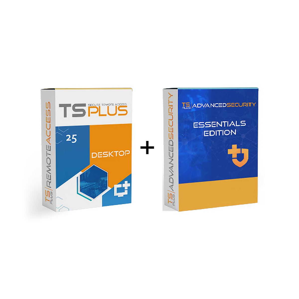Zestaw TSplus Remote Access Desktop 25 wraz z TSplus Security Essentials