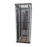 DUŻA SZAFA RACK SERWEROWA ENOC 19'' 42U 800x1200 2xKLUCZ SZYNY ZŁOŻONA