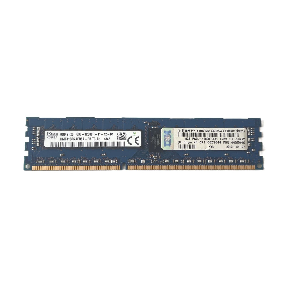 PAMIĘĆ IBM HYNIX 8GB 2Rx8 PC3L-12800R ECC REG HMT41GR7AFR8A-PB 47J0224