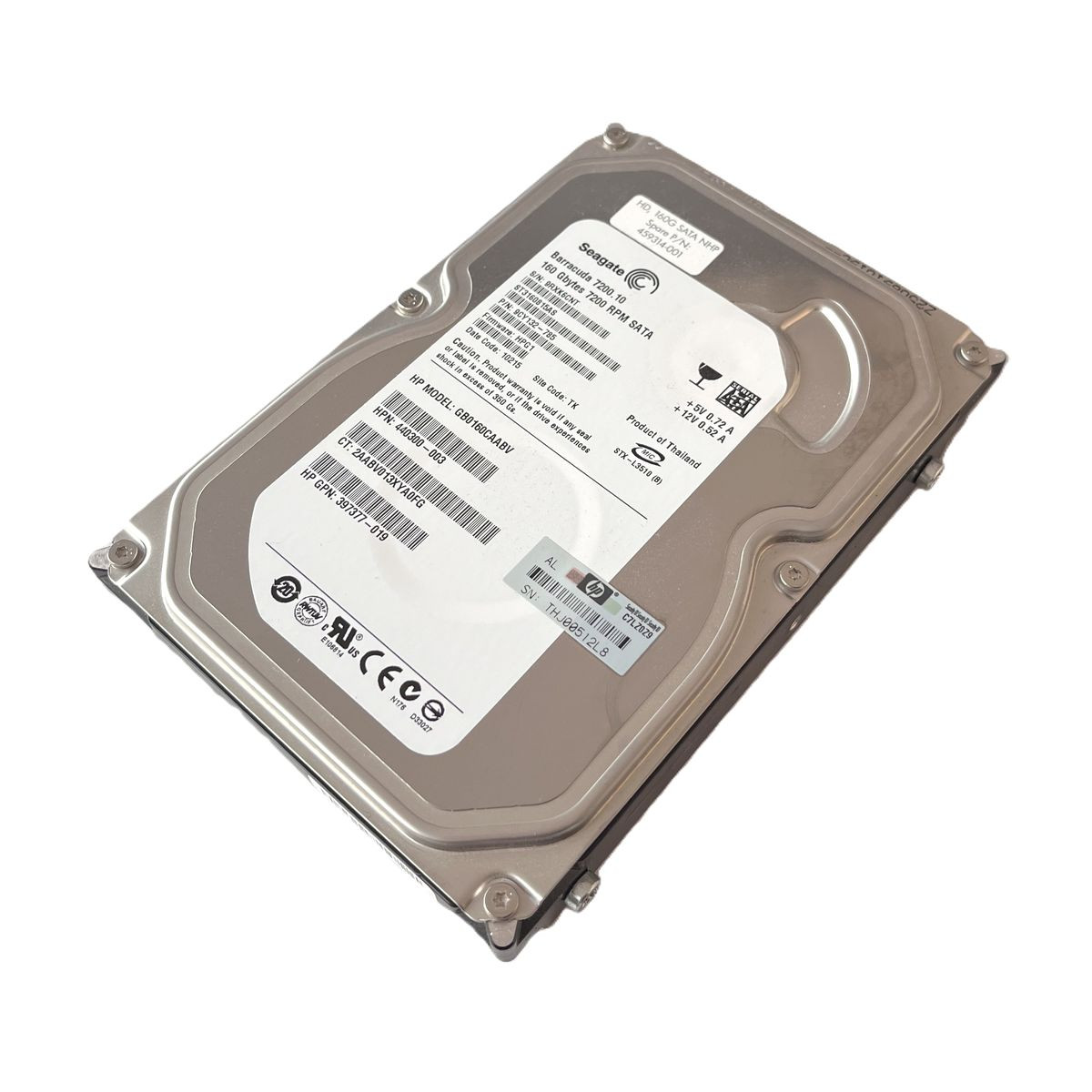 DYSK HP SEAGATE BARRACUDA 160GB SATA 7.2K 3,5 9CY132-785 440300-003