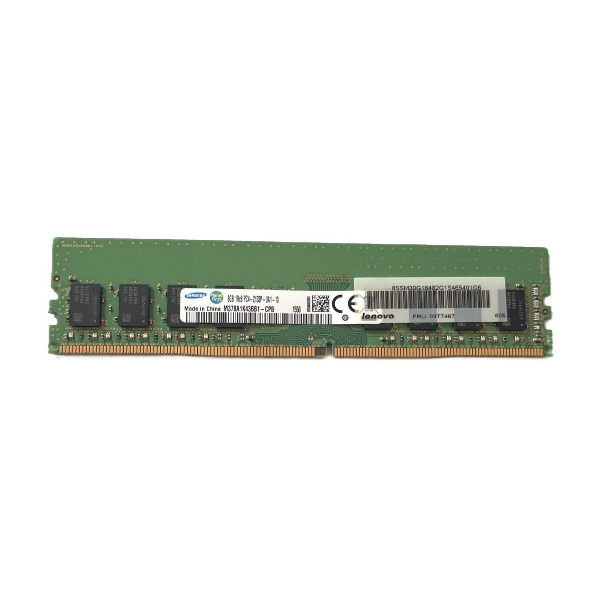 PAMIĘĆ IBM SAMSUNG 8GB 1Rx8 PC4-2133P ECC REG M378A1K43BB1-CPB 03T7467