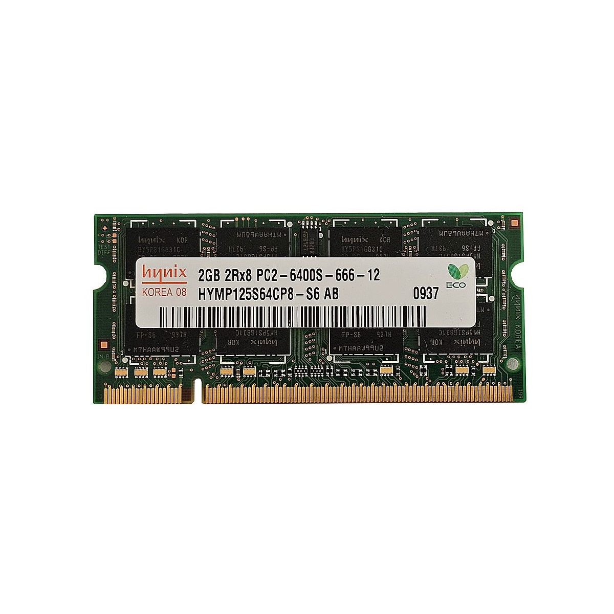 HYNIX 2GB 2Rx8 PC2-6400S SODIMM DDR2 HYMP125S64CP8-S6