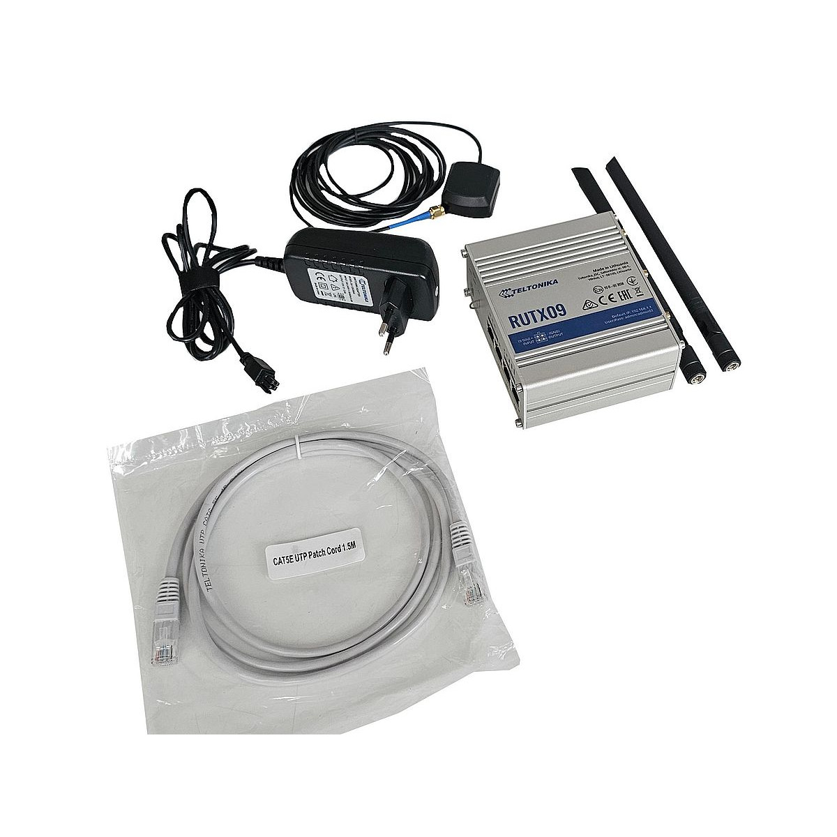 ROUTER TELTONIKA RUTX09 4G LTE CAT6 2xSIM 3xLAN 1xWAN 1GB VLAN ZASILACZ