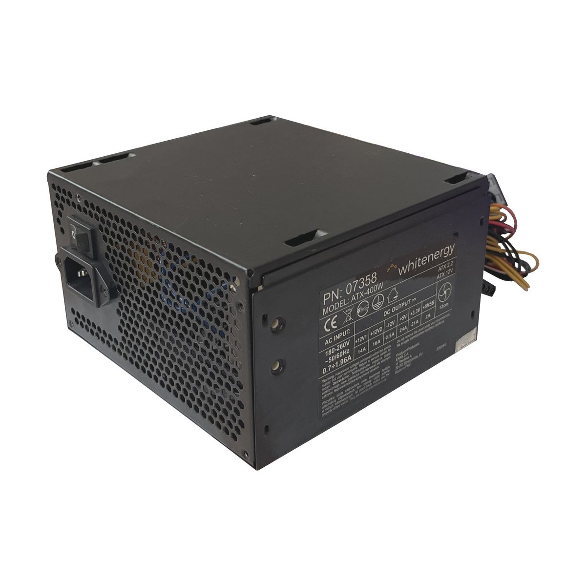 ZASILACZ 400W WHITENERGY ATX OLP OPP OVP SCP 150x140MM ATX-400W 07358