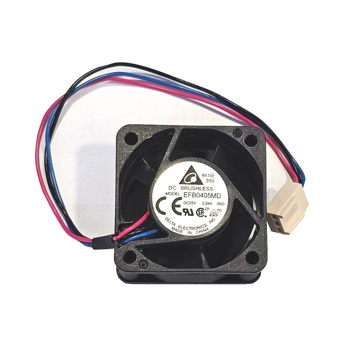 WENTYLATOR DELTA ELECTRONICS DC05V 0.24A 40x40mm 3PIN EFB0405MD