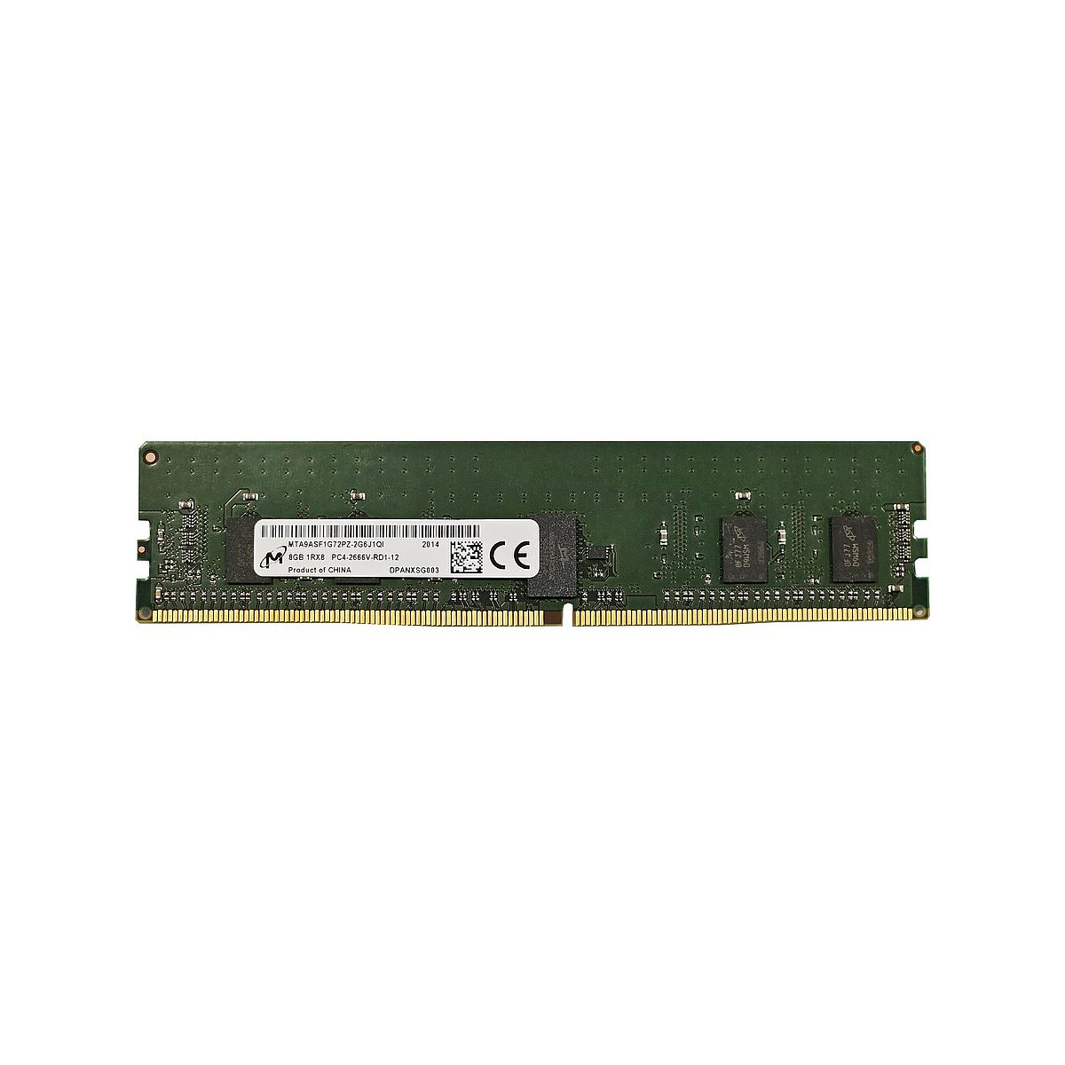 MICRON 8GB 1Rx8 PC4-2666V ECC REG MTA9ASF1G72PZ-2G6J1QI