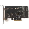 ADAPTER PRZEJŚCIÓWKA M.2 NVMe SSD PCIE LOW PROFILE