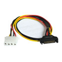 NOWY KABEL ZASILAJĄCY DELOCK 1xMOLEX 4PIN NA 1xSATA 15PIN ŻEŃSKI 50CM 60137