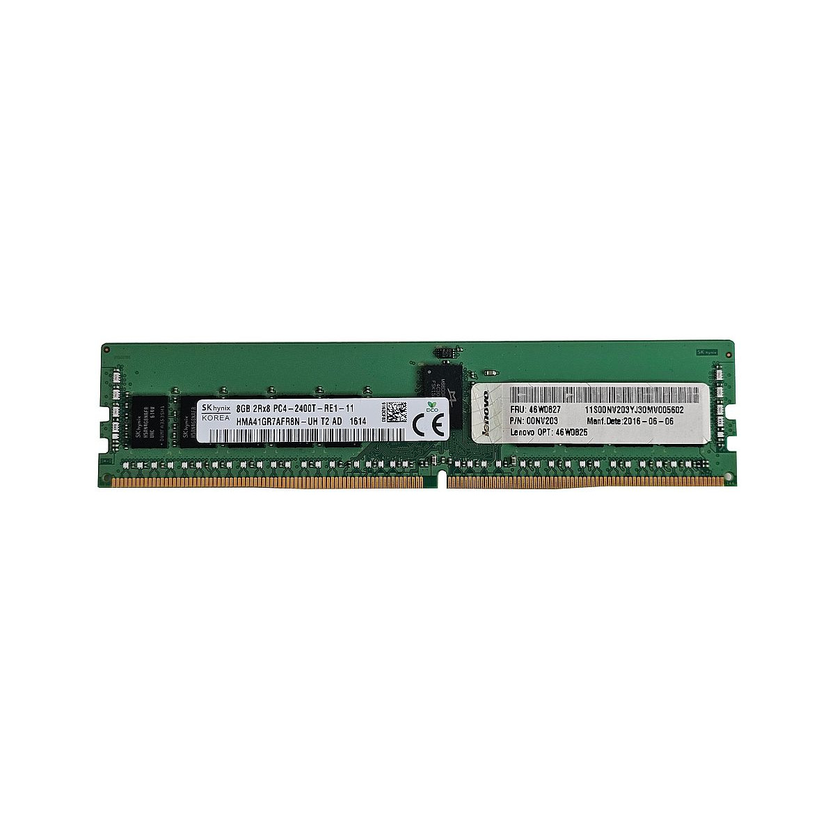 LENOVO HYNIX 8GB 2Rx8 PC4-2400T ECC REG HMA81GR7AFR8N-UH