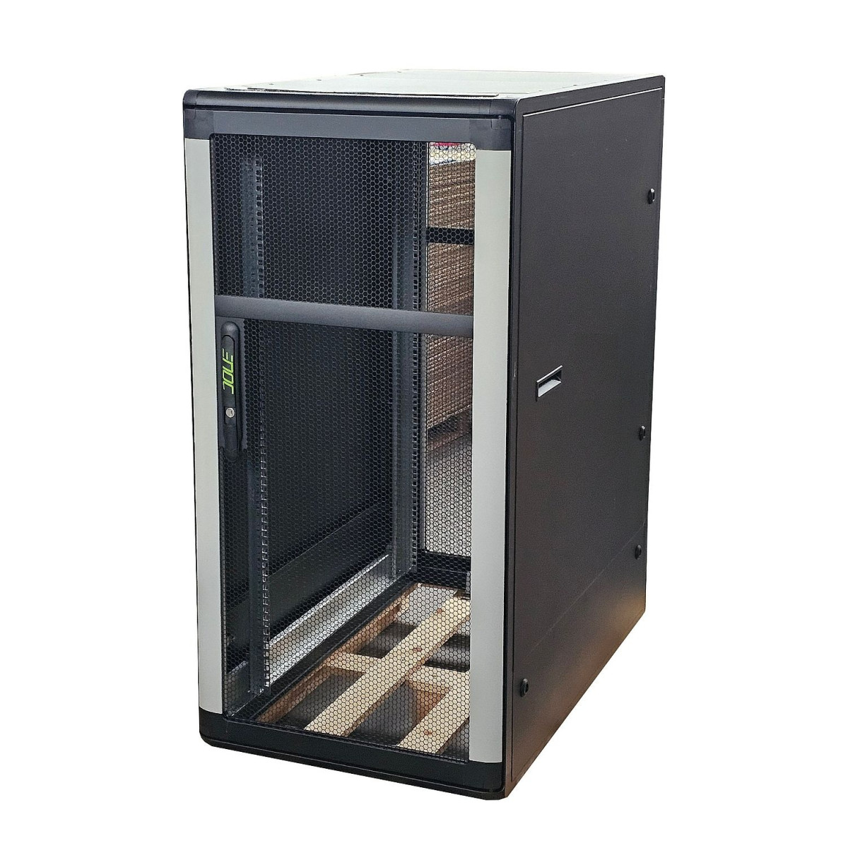NOWA SZAFA RACK ENOC 24U 19'' S1 61012-S 600x1000MM KLUCZYKI ZŁOŻONA