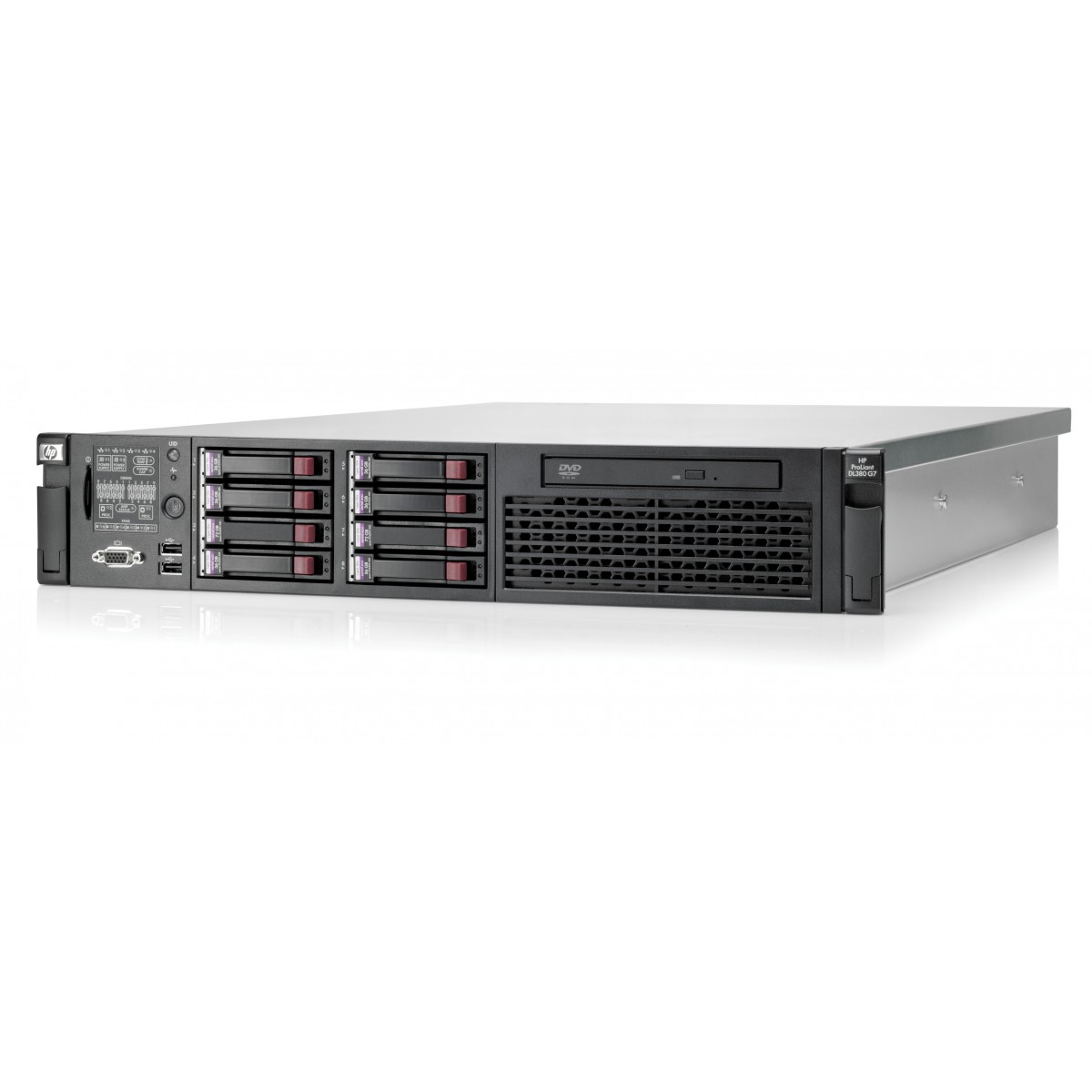 HP PROLIANT DL380 G7 2x2.8GHZ SIX CORE X5660 16GB 0xPSU DVD 4x1GB LAN P410