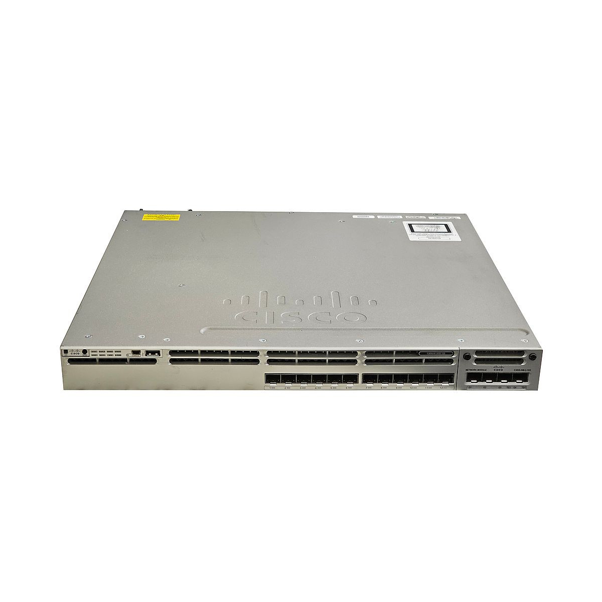 SWITCH CISCO WS-C3850-12S-E 12x1GB SFP 2x10GB SFP+ 2x1GB SFP VLAN 1xPSU