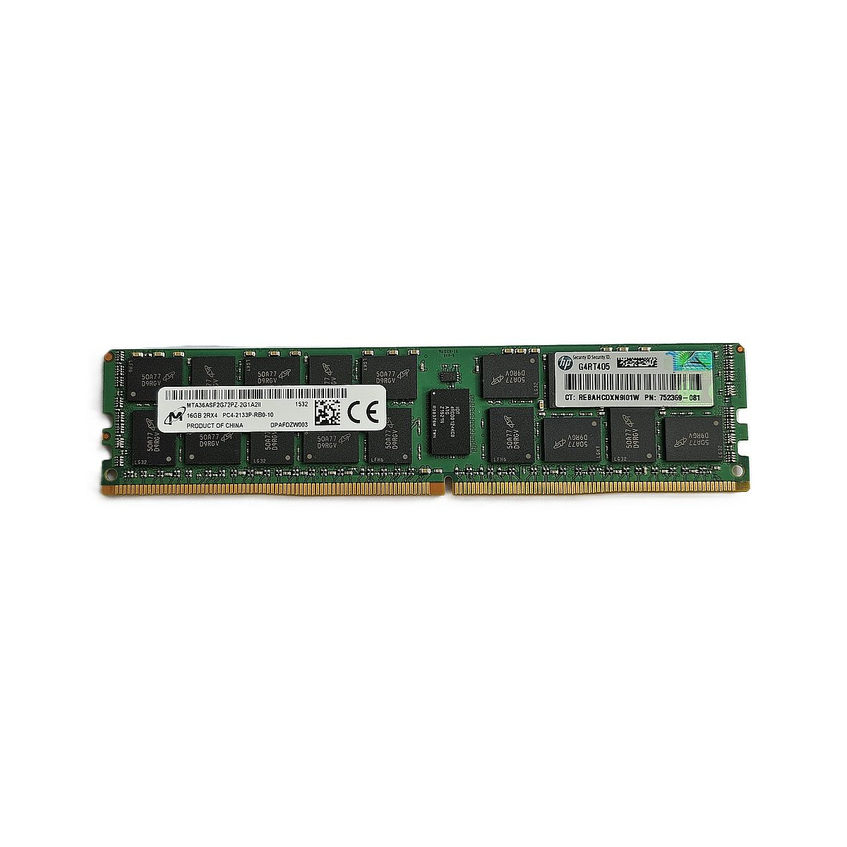 HP MICRON 16GB PC4-2133P ECC REG 752369-081 MTA36ASF2G72PZ-2G1A2II