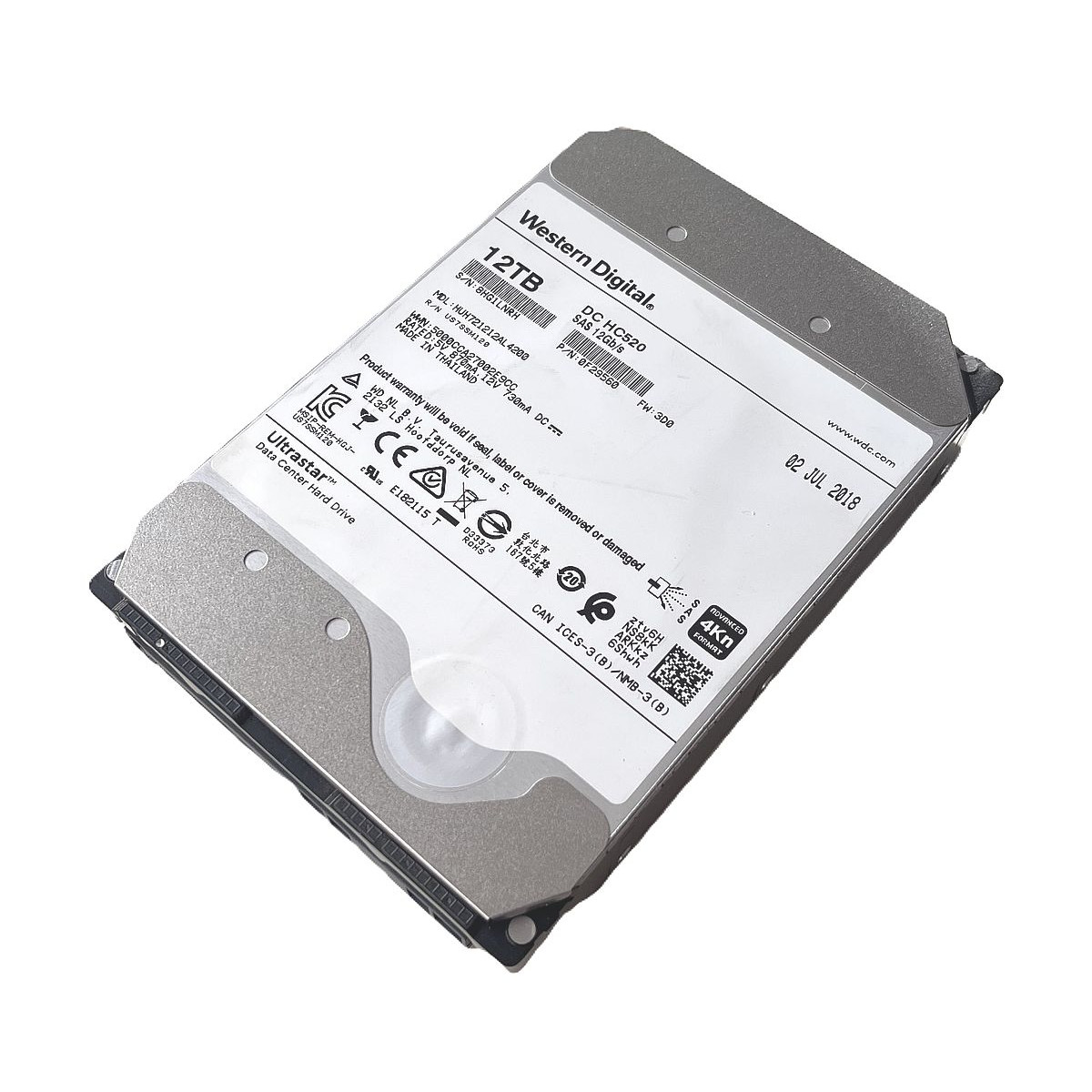 DYSK WD DC HC520 12TB SAS 12GB/S 7.2K 3,5 4K HUH721212AL4200 0F29560