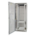 SZAFA RACK SERWEROWA RITTAL 19' 42U 800x1000 1xKLUCZ 2xPÓŁKA ZŁOŻONA