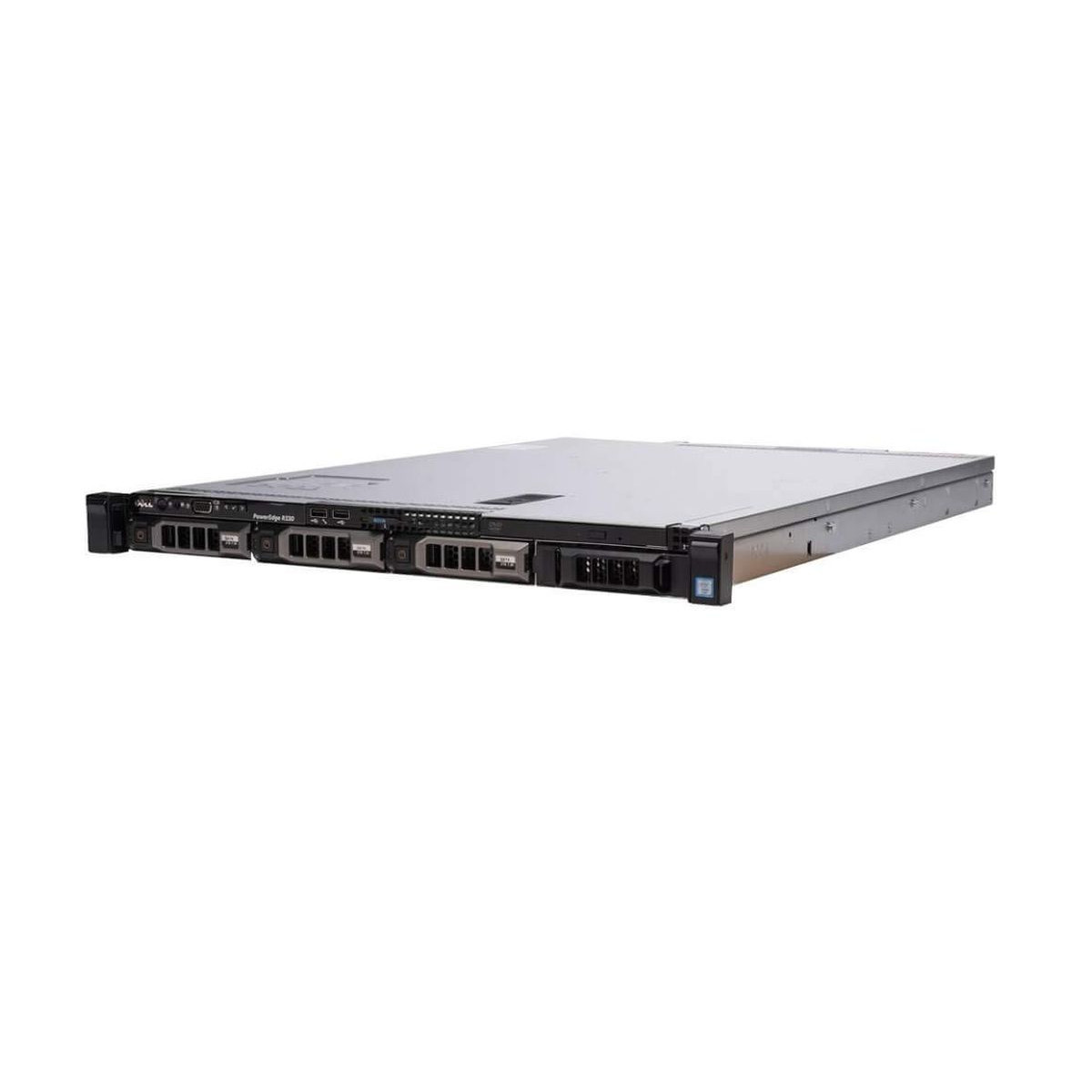 DELL R330 4-CORE 3GHZ E3-1220v6 16GB 2x400GB SSD 2x4TB SAS 1xPSU H330