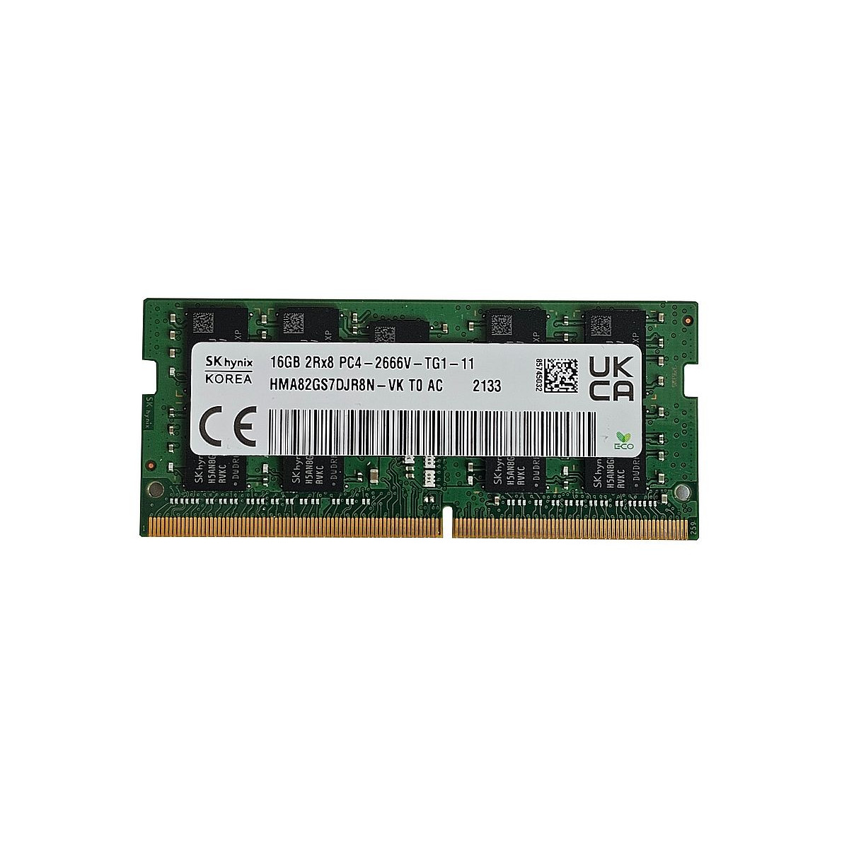 HYNIX 16GB 2Rx8 PC4-2666V CL19 SODIMM HMA82GS7DJR8N-VK