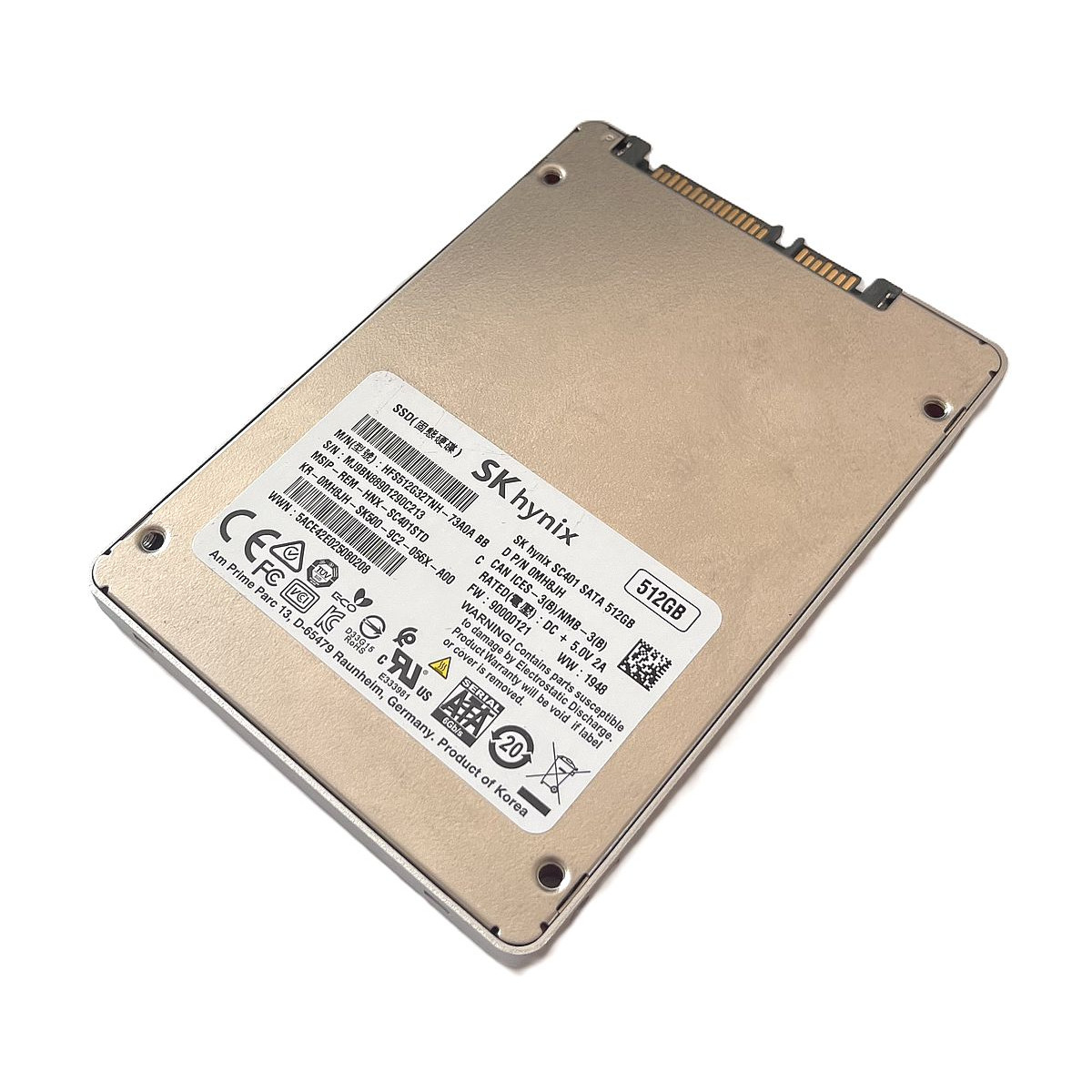 DYSK DELL HYNIX SC401 512GB SSD SATA III 6G 2,5 HFS512G32TNH-73A0A 0MH8JH