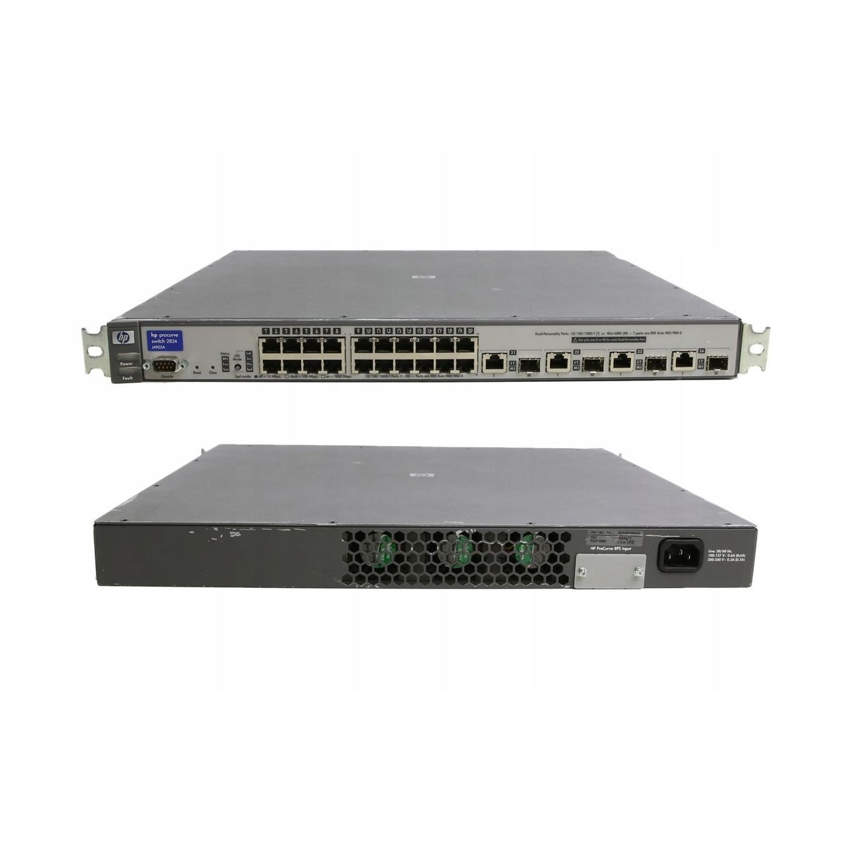 HP PROCURVE 2824 J4903A 20x1GB 4x1GB 4xSFP USZY