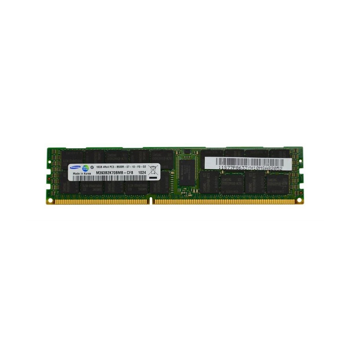 SAMSUNG 16GB 4Rx4 PC3-8500R M393B2K70BMB-CF8
