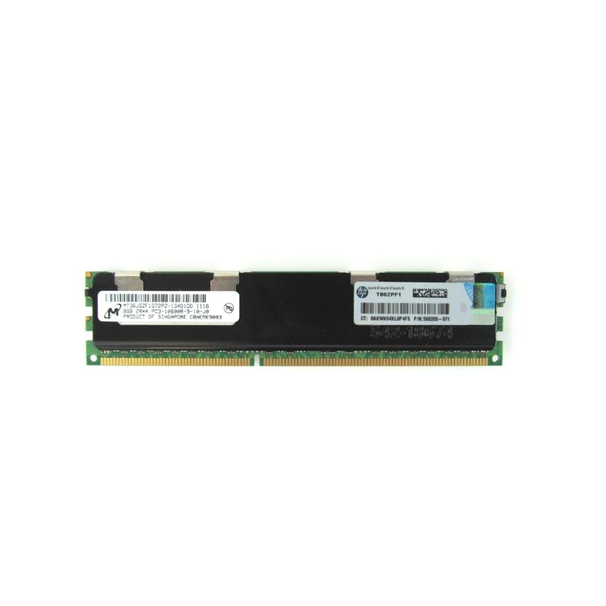 MICRON 8GB 2Rx4 PC3-10600R MT36JSZF1G72PZ