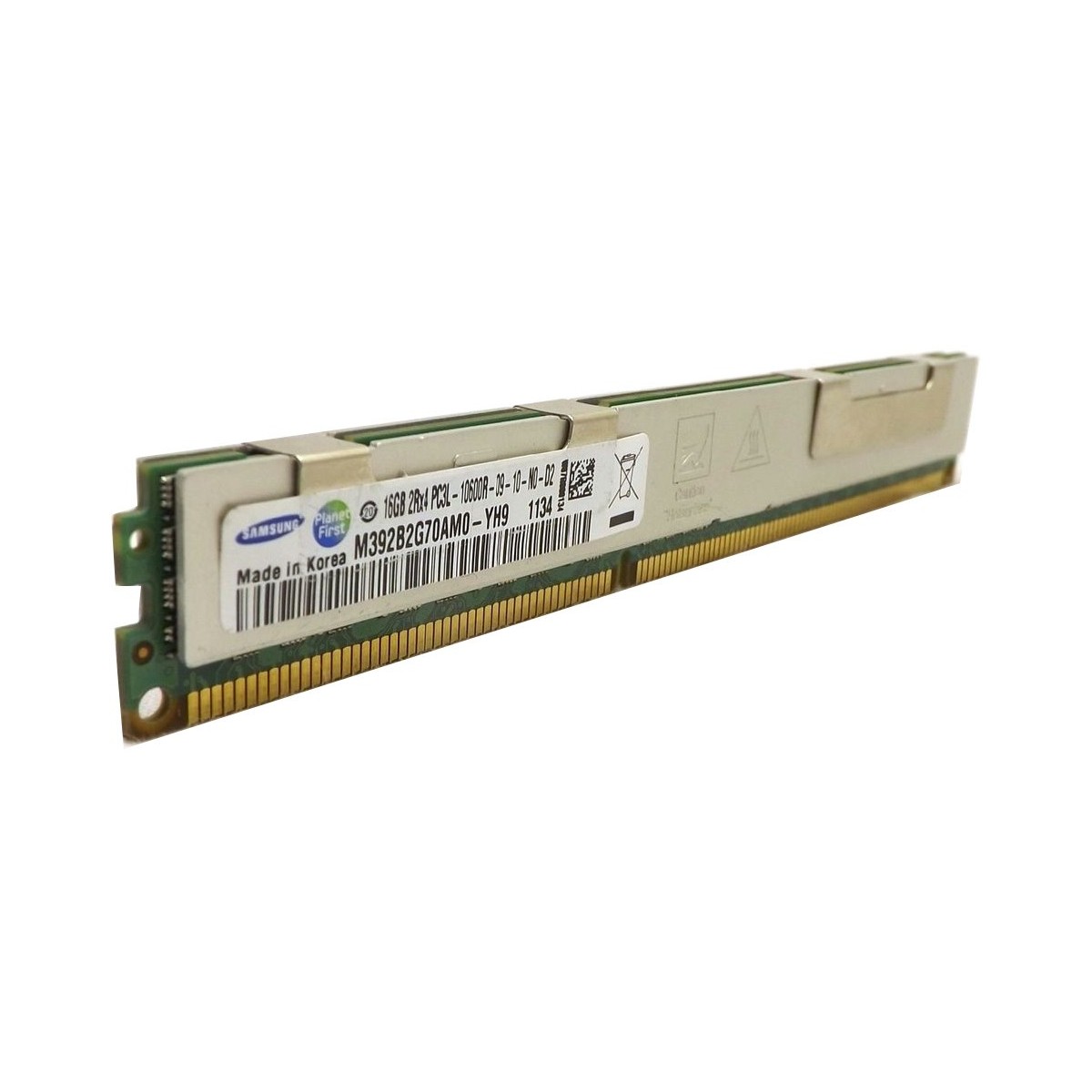 SAMSUNG 16GB PC3L-10600R 2Rx4 SLIM M392B2G70AM0