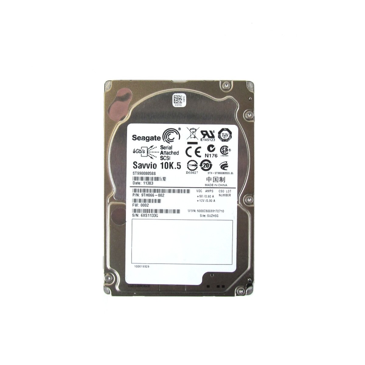 SEAGATE SAVVIO 10K.5 900GB SAS 6G 9TH066-002