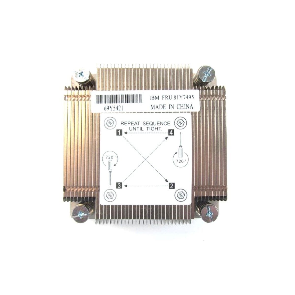 RADIATOR IBM x3250 M4 69Y5421 81Y7495