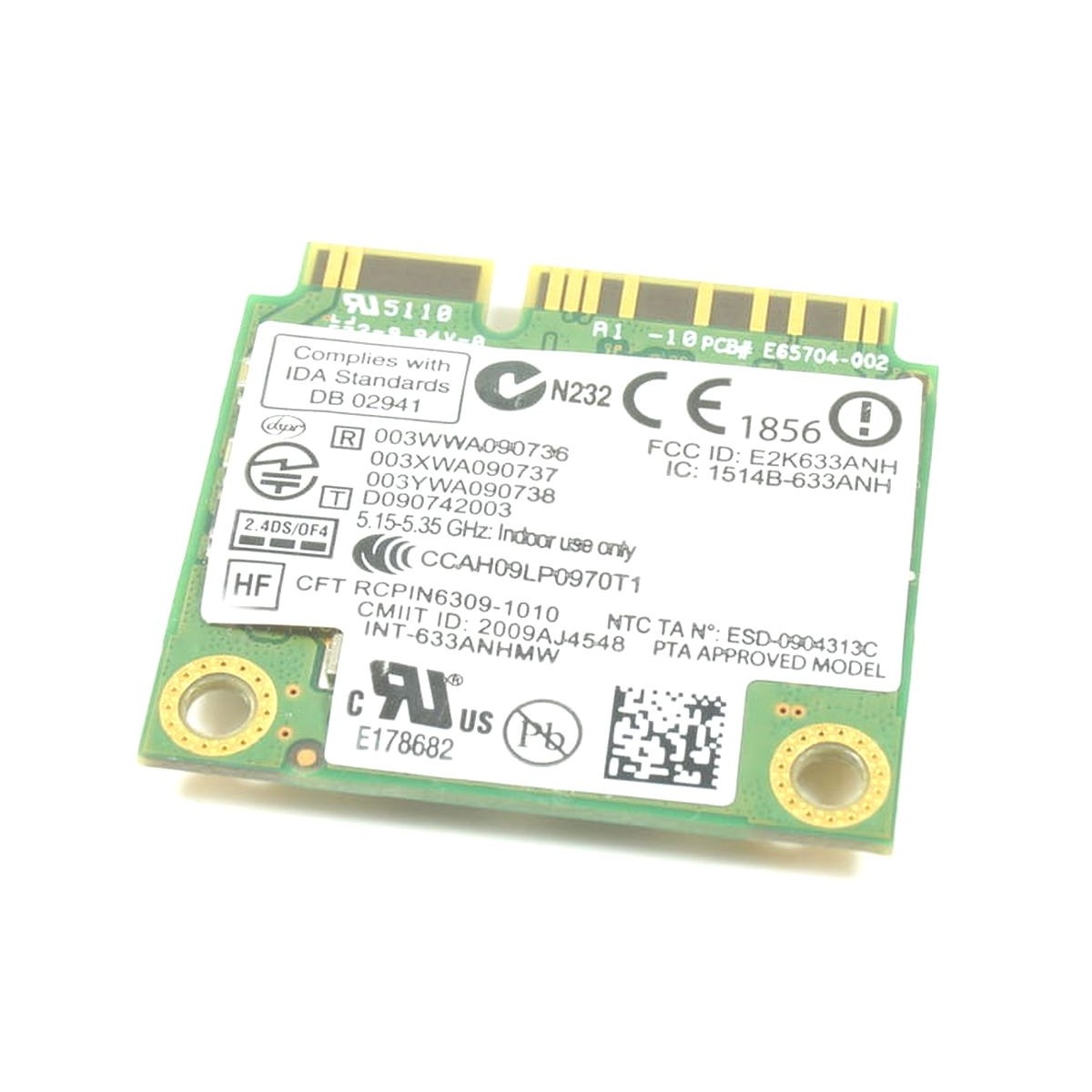 KARTA WiFi INTEL CENTRINO 633ANHMW 802.11a/g/n