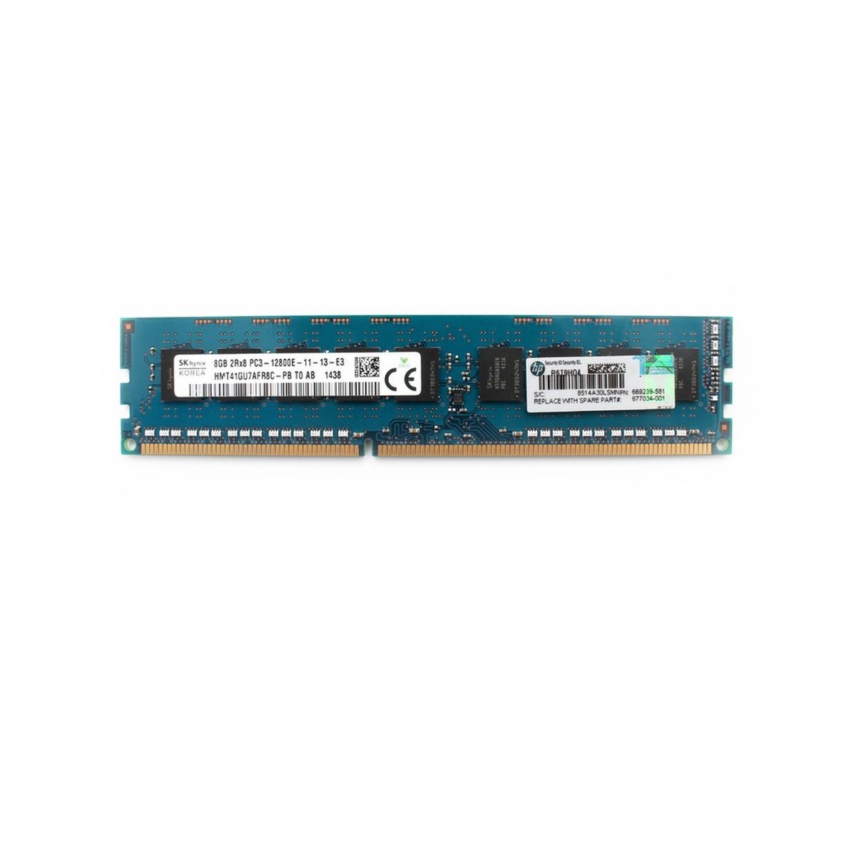 HP HYNIX 8GB 2Rx8 PC3-12800E ECC UDIMM 669239-581