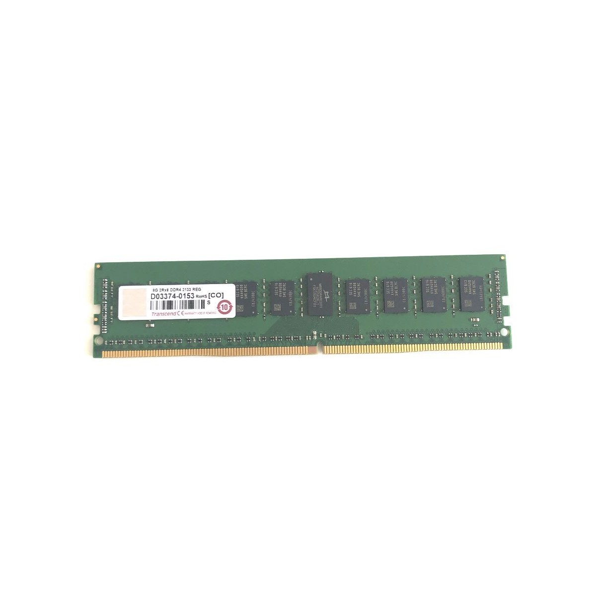 TRANSCEND 8GB 2Rx8 PC4-2133 ECC REGISTERED