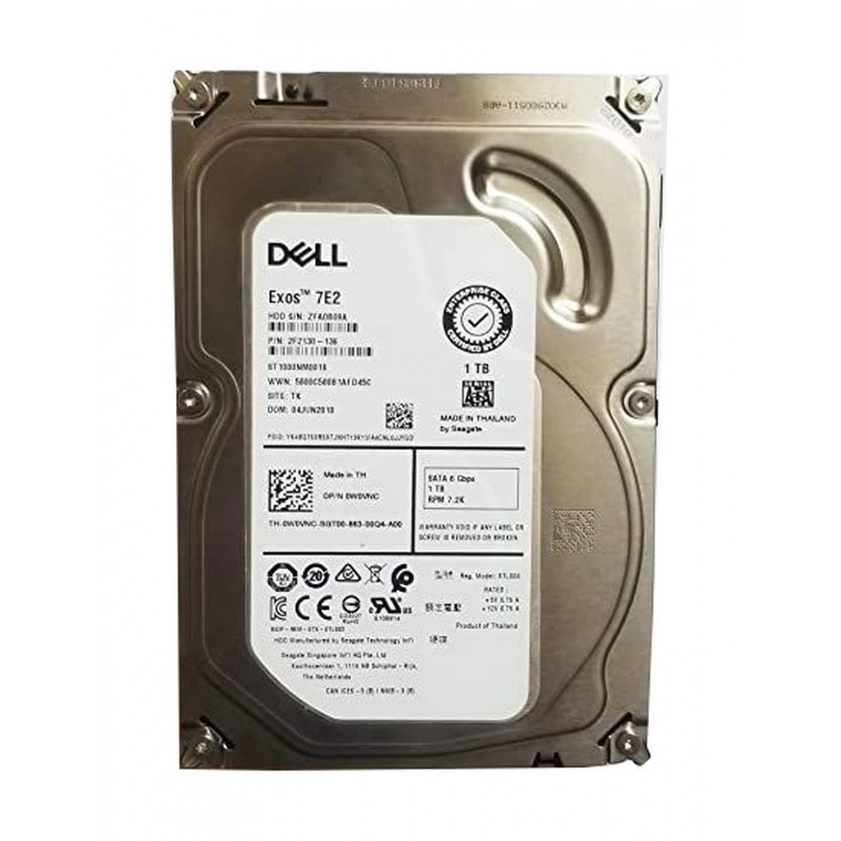 DYSK DELL EXOS 7E2 1TB SATA 7.2K 6G 3,5 0W0VNC