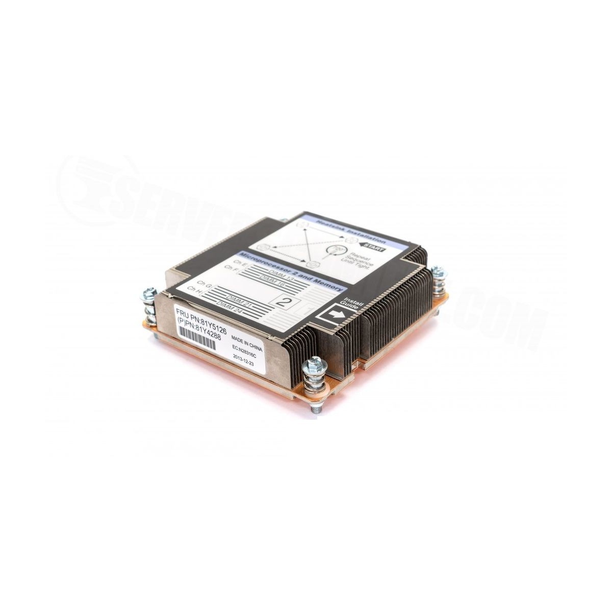 RADIATOR IBM FLEX X240 HEATSINK CPU 2 81Y5126