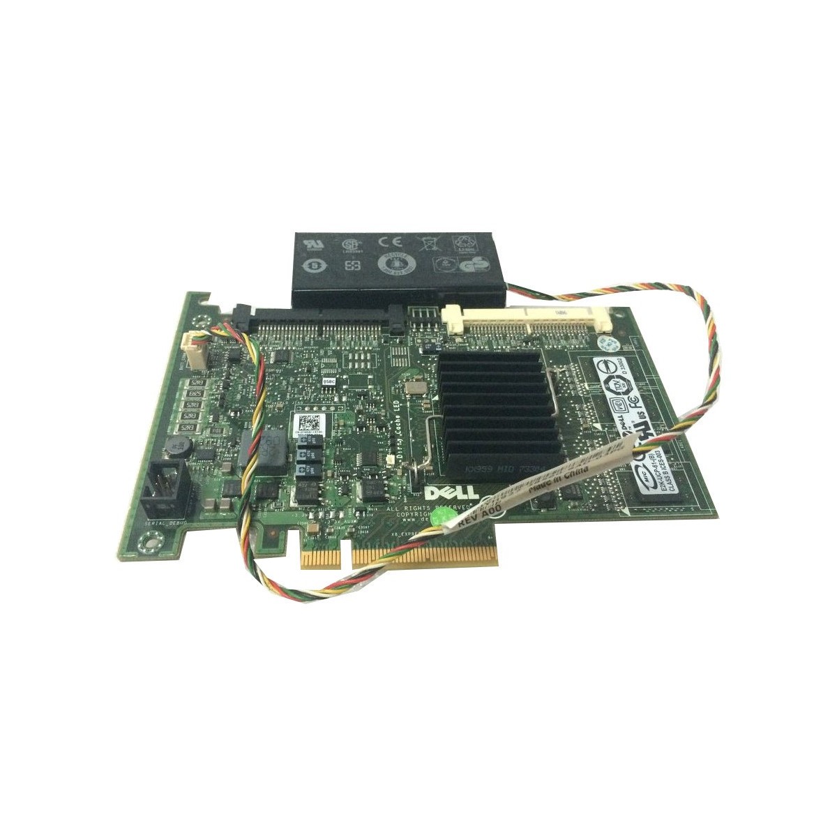 KONTROLER RAID DELL PERC 6i 256MB BATERIA 0T954J