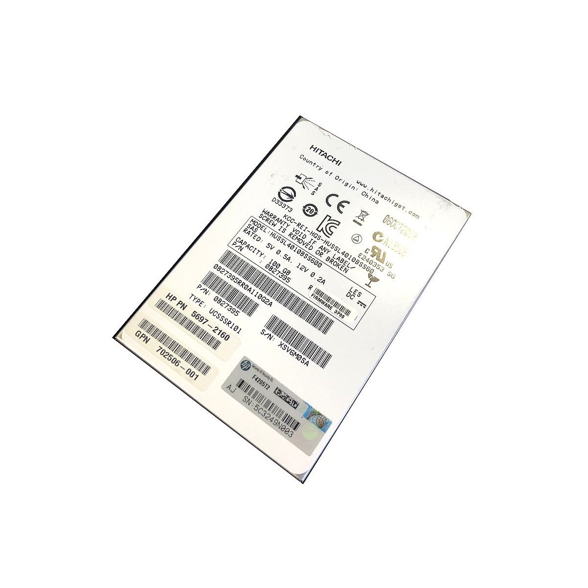 DYSK HP HITACHI  320GB 7.2K 3G SATA 588598-001